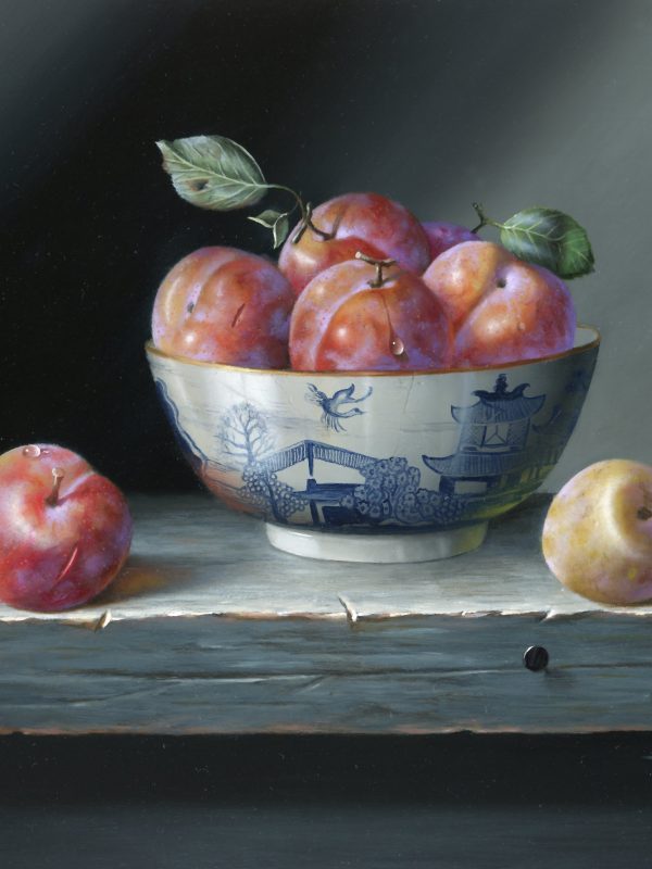 Songold Plums & Bowl by Rob Ritchie