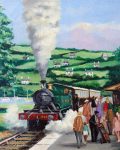 Arrival at the Country Station by Alan King