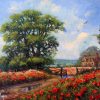 Cotswold Poppies by Donald Ayres