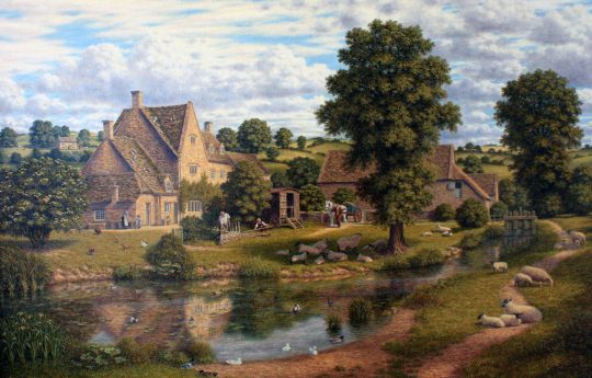 Manor Farm Cotswolds by Laurence Udall