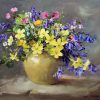 Primroses and Bluebells by Anne Cotterill