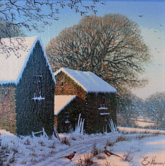 Snow scene by Edward Hersey