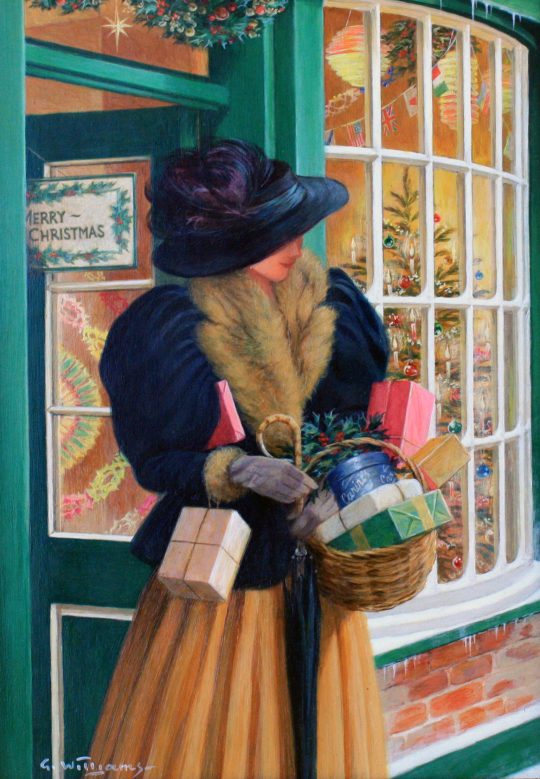 The Lady goes Shopping by Glynn Williams