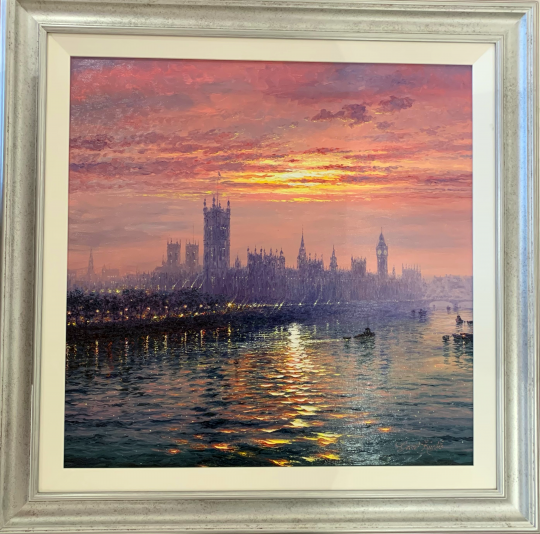 Reflections of Westminster by A Grant Kurtis - Framed