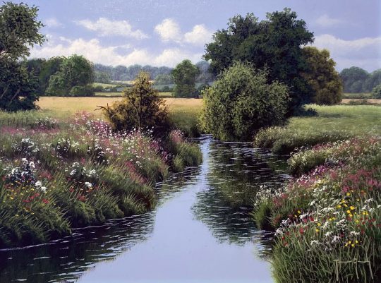 Cotswold Riverside by Terence Grundy