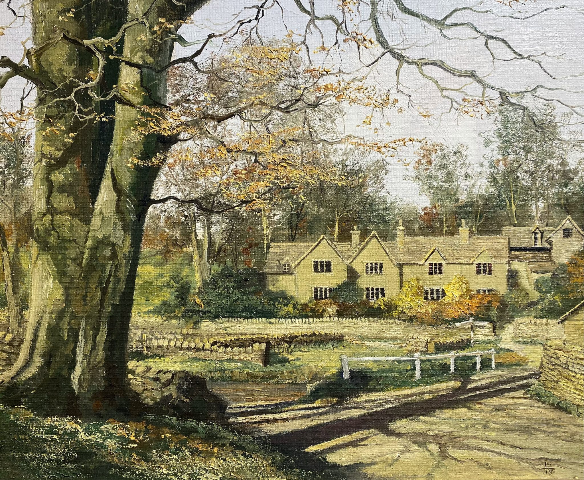 Autumn in the Cotswolds is an original painting by the talented artist Alan King