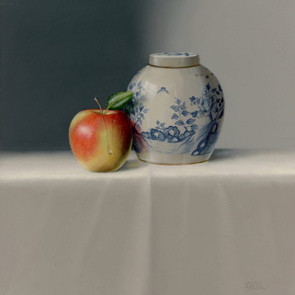 Apple and Ginger Jar by the talented artist Rob Ritchie