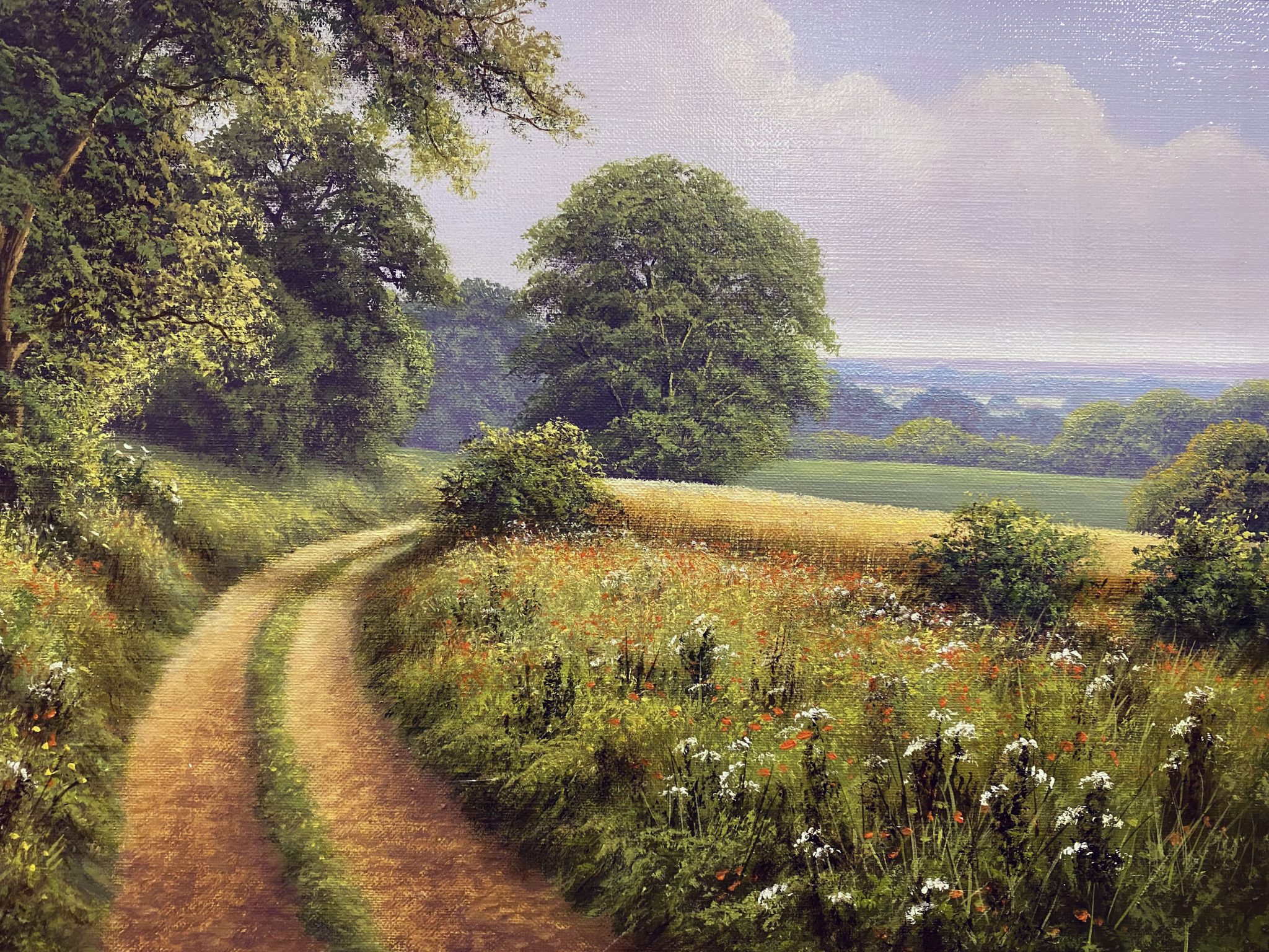 Corn Fields by artist Terence Grundy