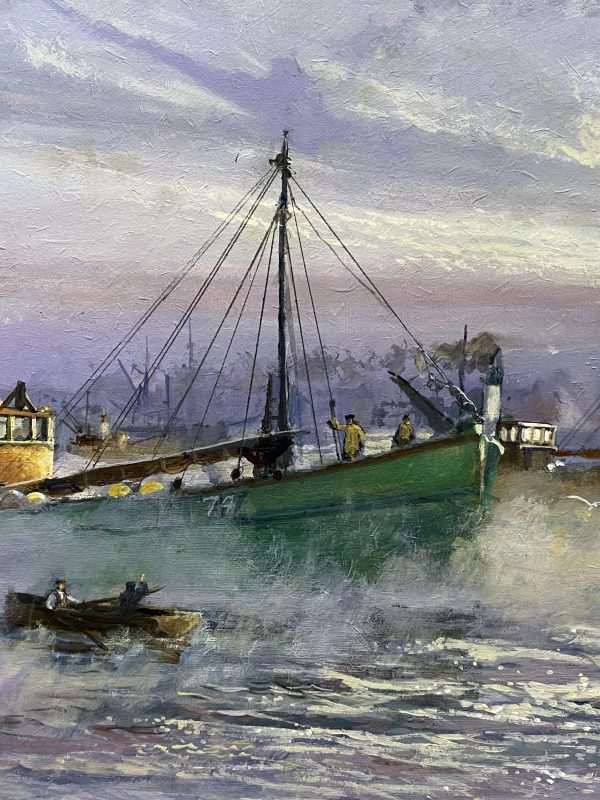 Outbound for the Herring by artist Mike Daley