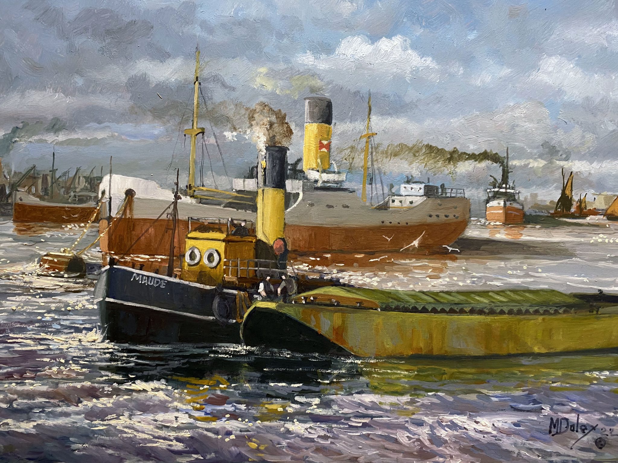 The Working River by artist Michael Daley